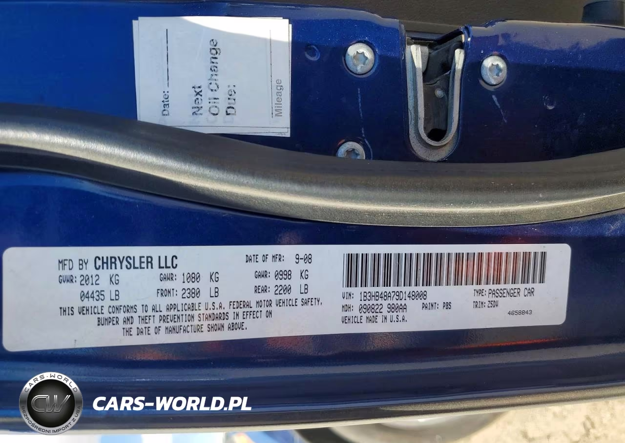 2009 Dodge Caliber Sxt VIN:1B3HB48A79D148008 - 12