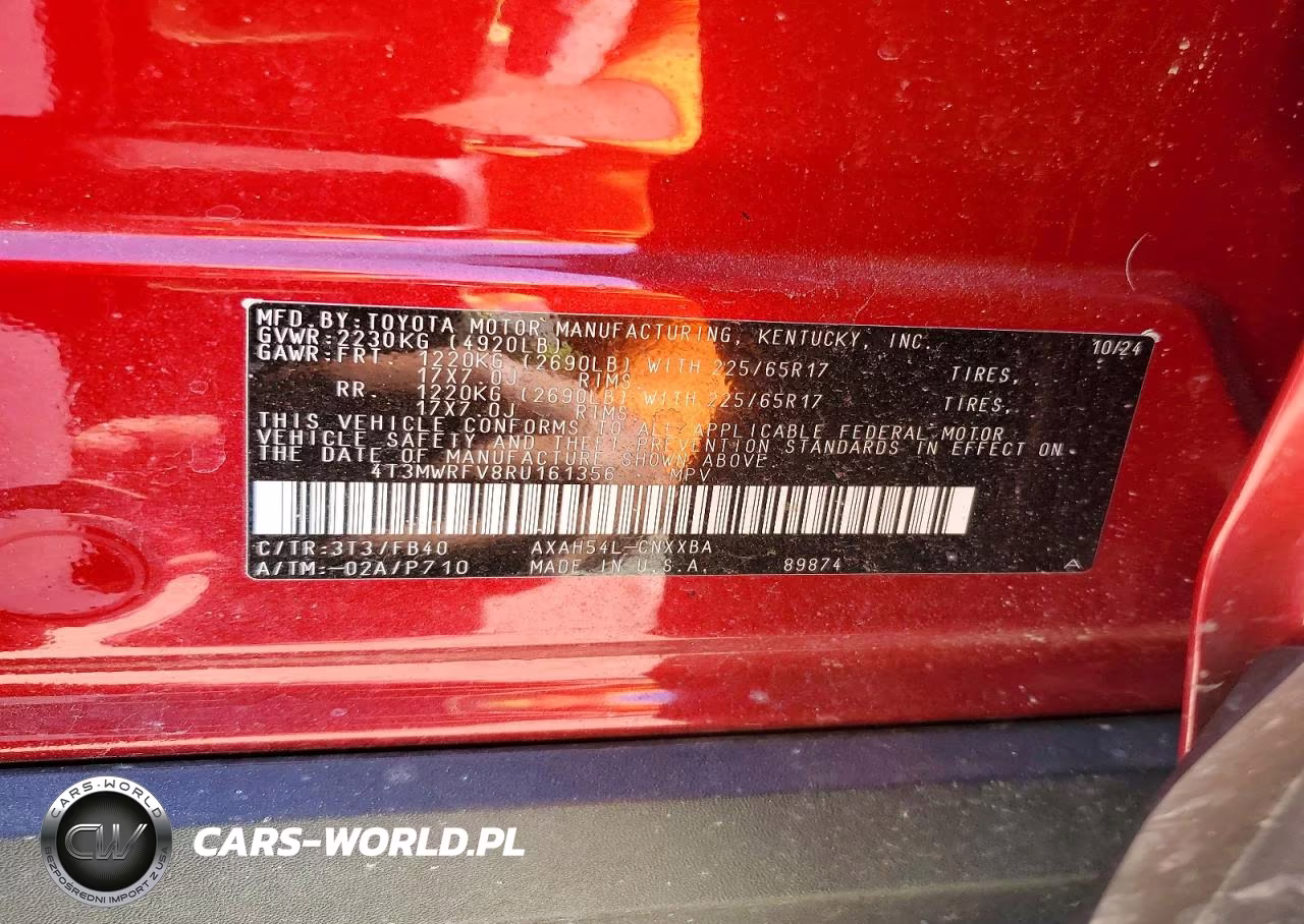 2024 Toyota Rav4 Le VIN:4T3MWRFV8RU161356 - 13