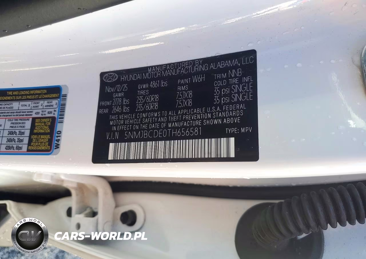 2026 Hyundai Tucson Sel VIN:5NMJBCDE0TH656581 - 13