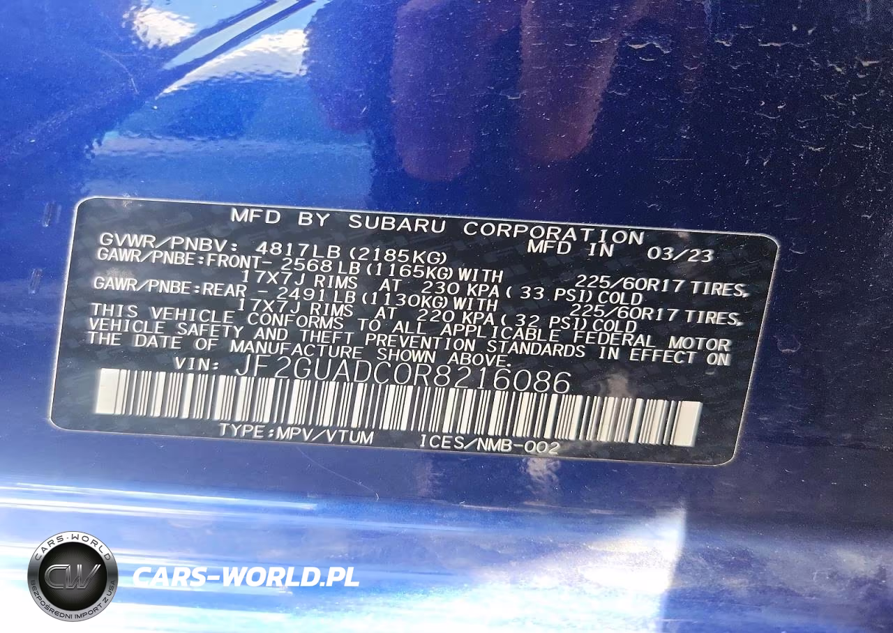 2024 Subaru Crosstrek Premium VIN:JF2GUADC0R8216086 - 13