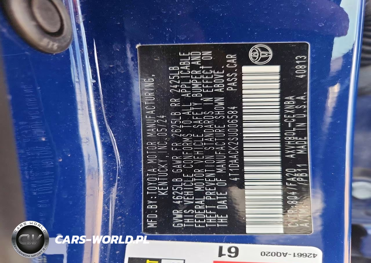 2025 Toyota Camry Le VIN:4T1DAACK2SU006584 - 12