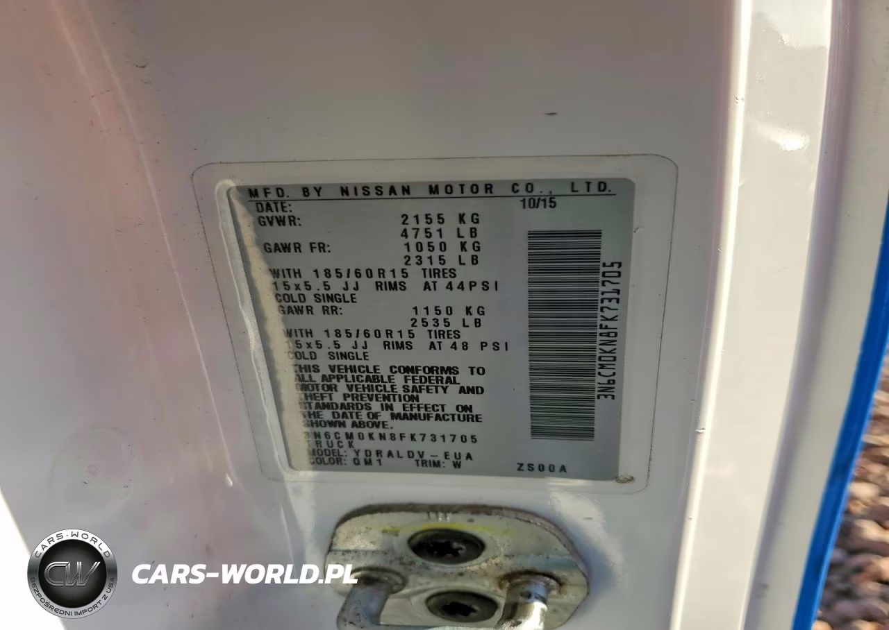 2015 Nissan Nv200 VIN:3N6CM0KN8FK731705 - 13