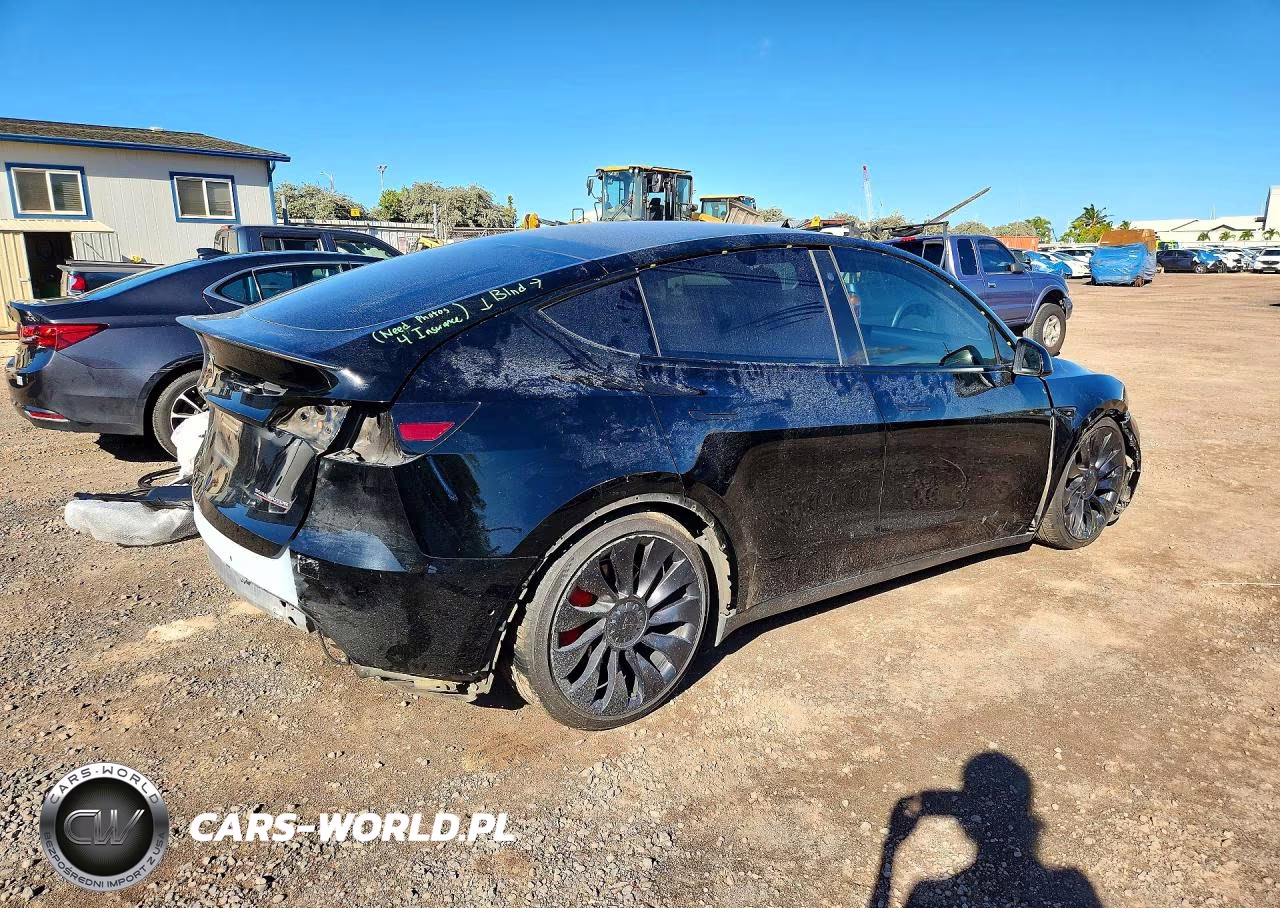 2022 Tesla Model Y VIN:7SAYGDEFXNF443416 - 3