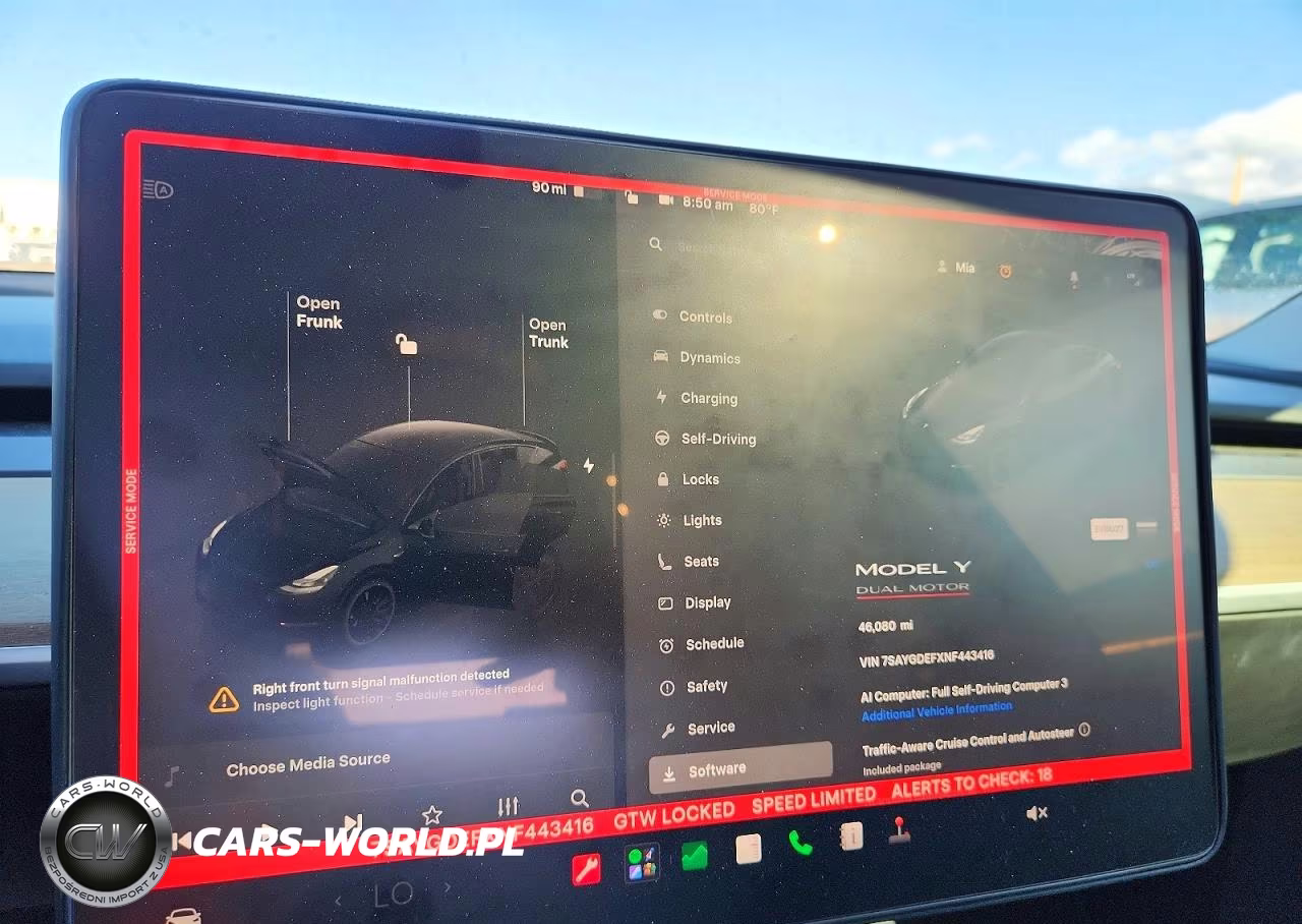 2022 Tesla Model Y VIN:7SAYGDEFXNF443416 - 9