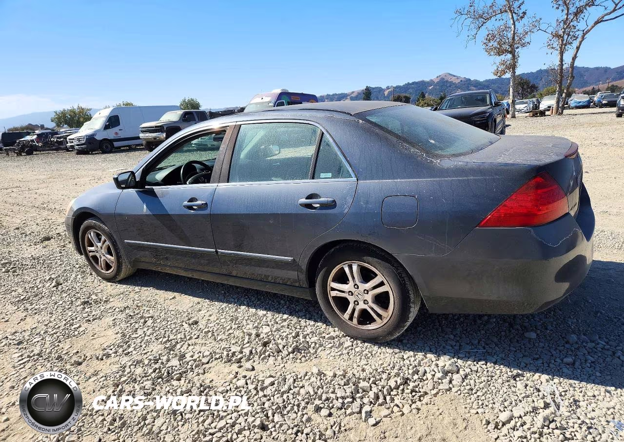 2007 Honda Accord Ex VIN:1HGCM567X7A038814 - 2