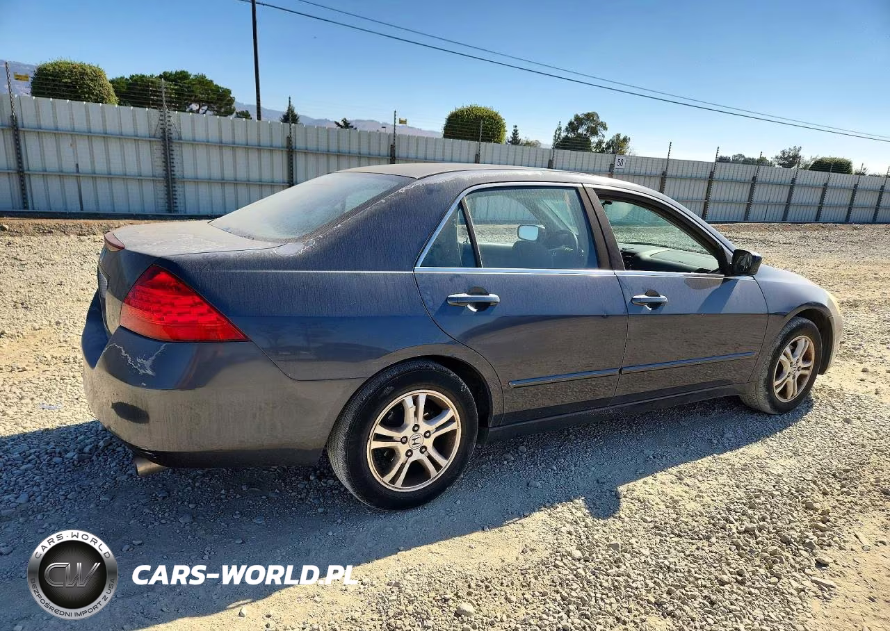 2007 Honda Accord Ex VIN:1HGCM567X7A038814 - 3