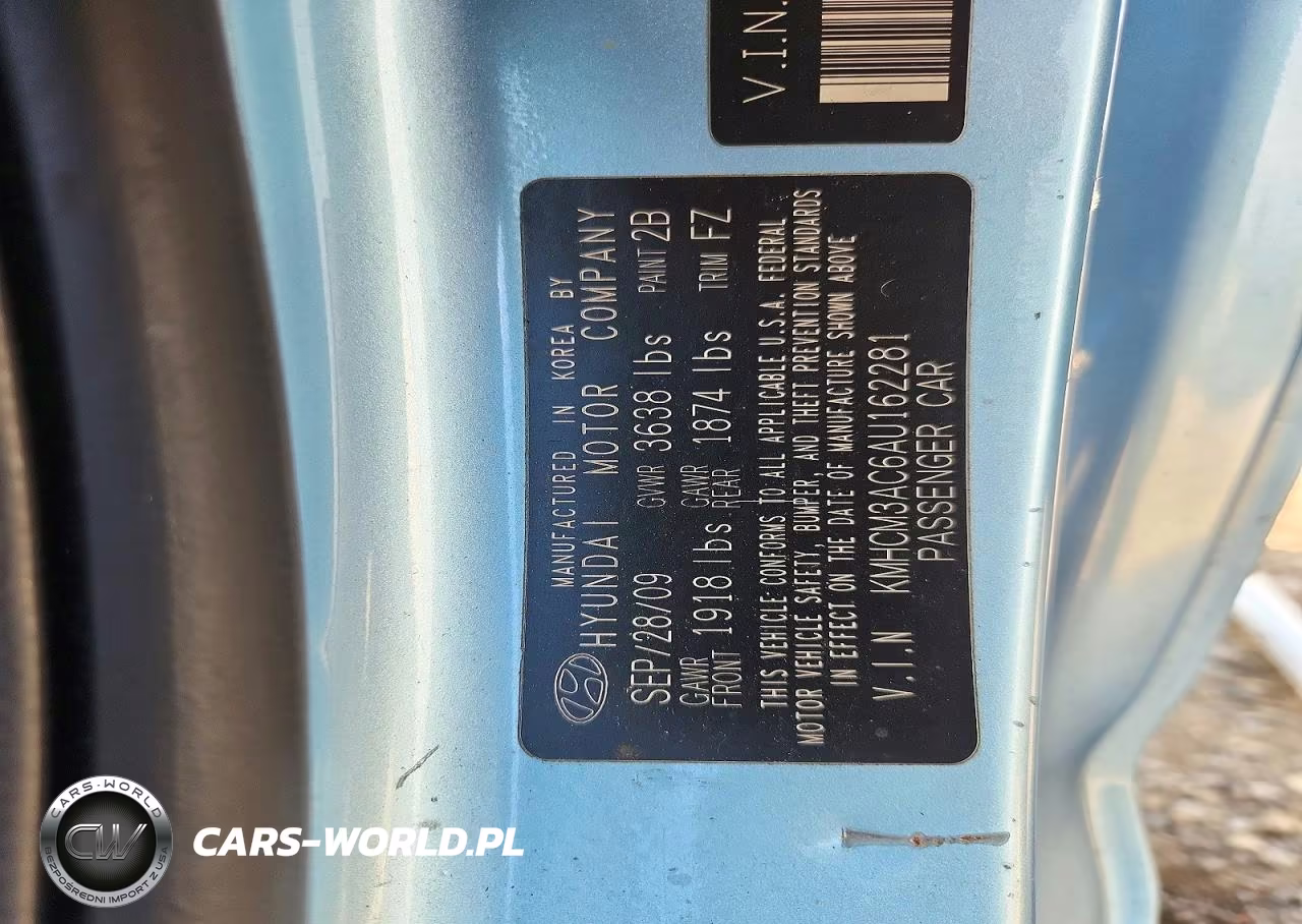 2010 Hyundai Accent Gs VIN:KMHCM3AC6AU162281 - 12