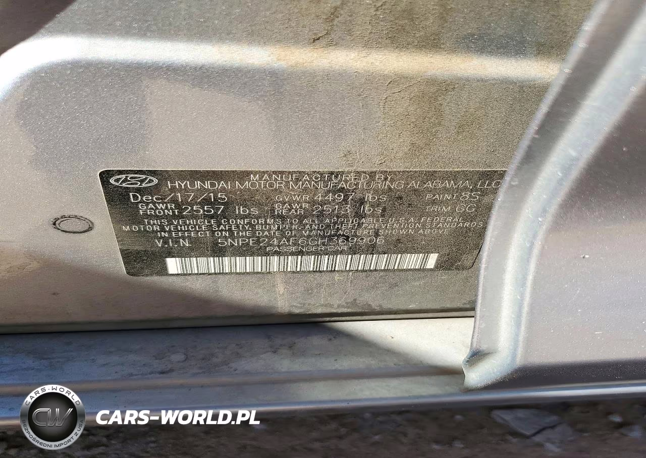 2016 Hyundai Sonata Se VIN:5NPE24AF6GH369906 - 13