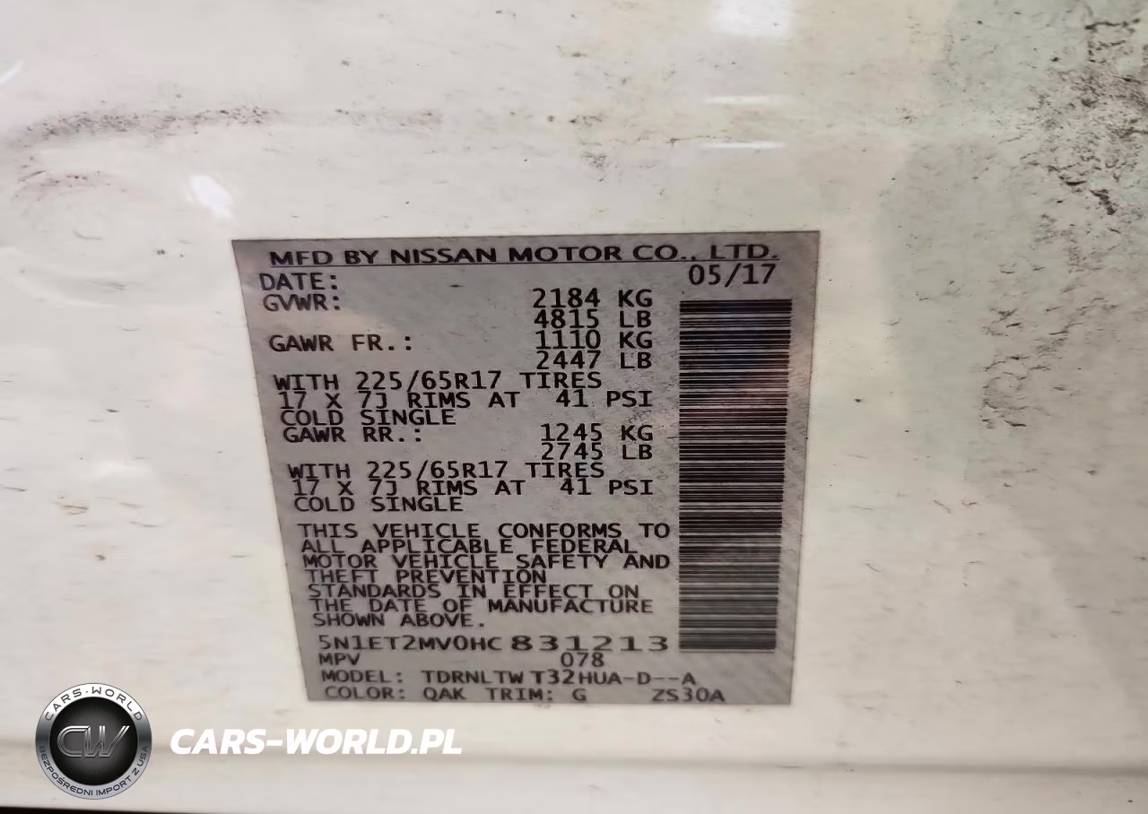 2017 Nissan Rogue Hybrid Sv VIN:5N1ET2MV0HC831213 - 13