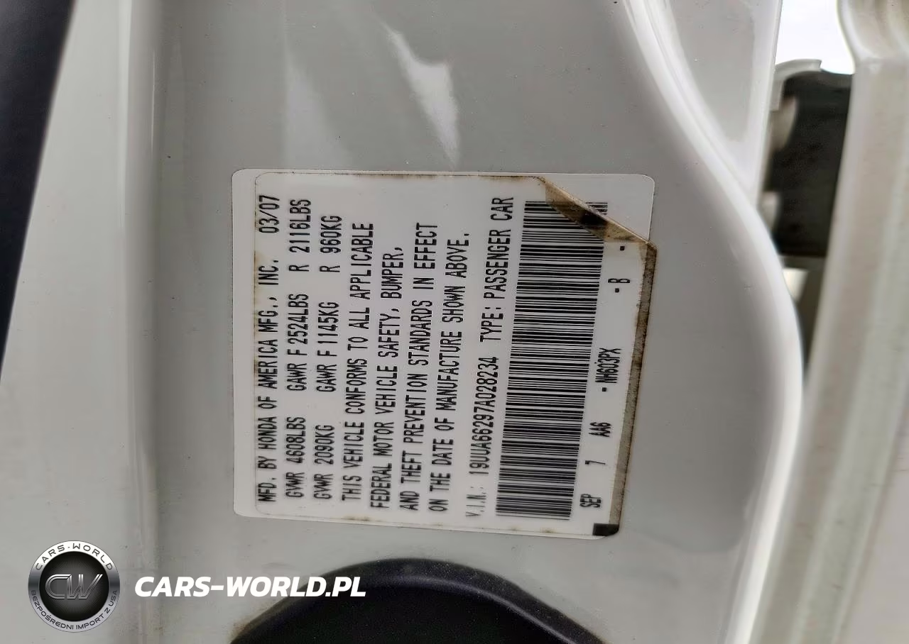 2007 Acura Tl VIN:19UUA66297A028234 - 12