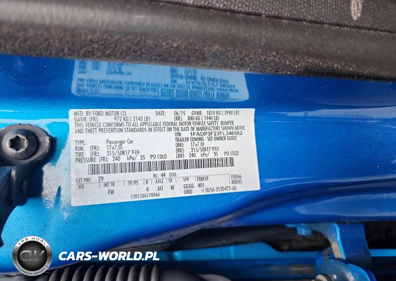 2015 Ford Focus Se VIN:1FADP3F23FL346662 - 12