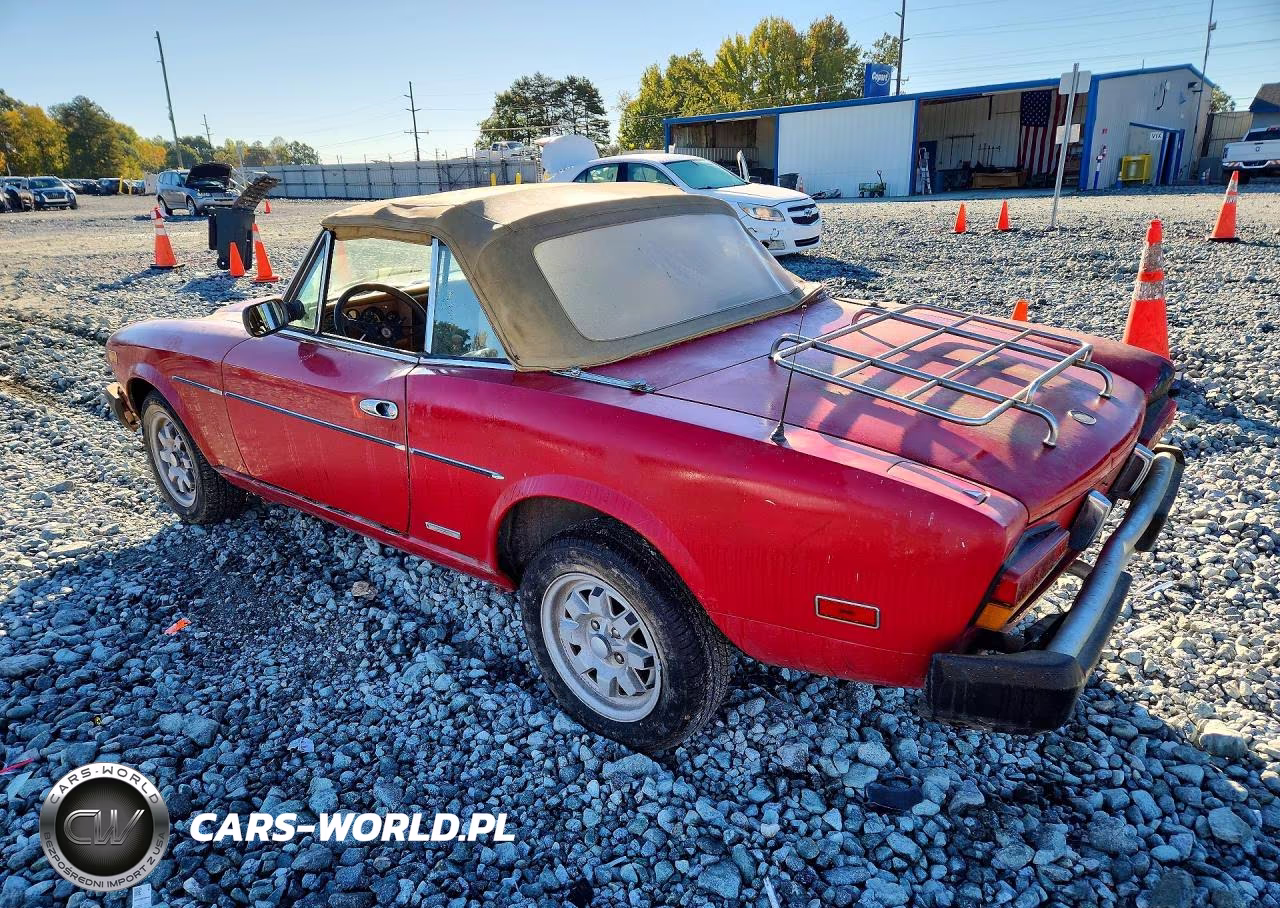 1984 Fiat Pininfarina VIN:2FRAS00B5E5504431 - 2