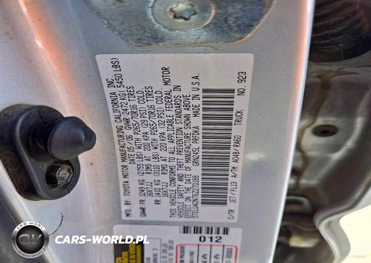 2006 Toyota Tacoma V6 VIN:5TELU42N76Z270188 - 13