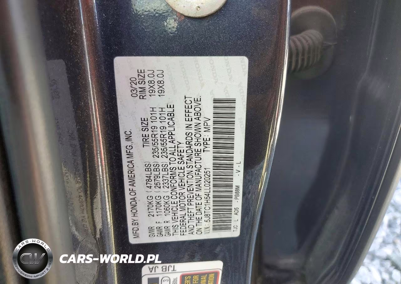 2020 Acura Rdx Technology VIN:5J8TC1H54LL020251 - 13