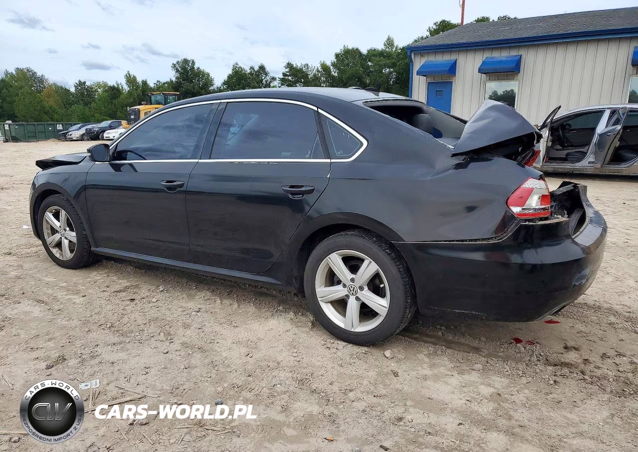 2013 Volkswagen Passat Se VIN:1VWBH7A31DC003400 - 2