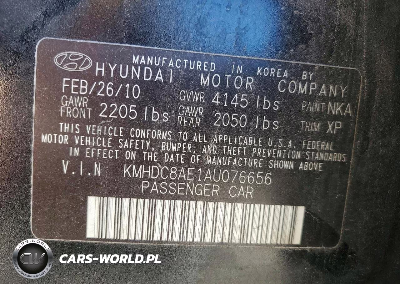 2010 Hyundai Elantra Touring Gls VIN:KMHDC8AE1AU076656 - 13