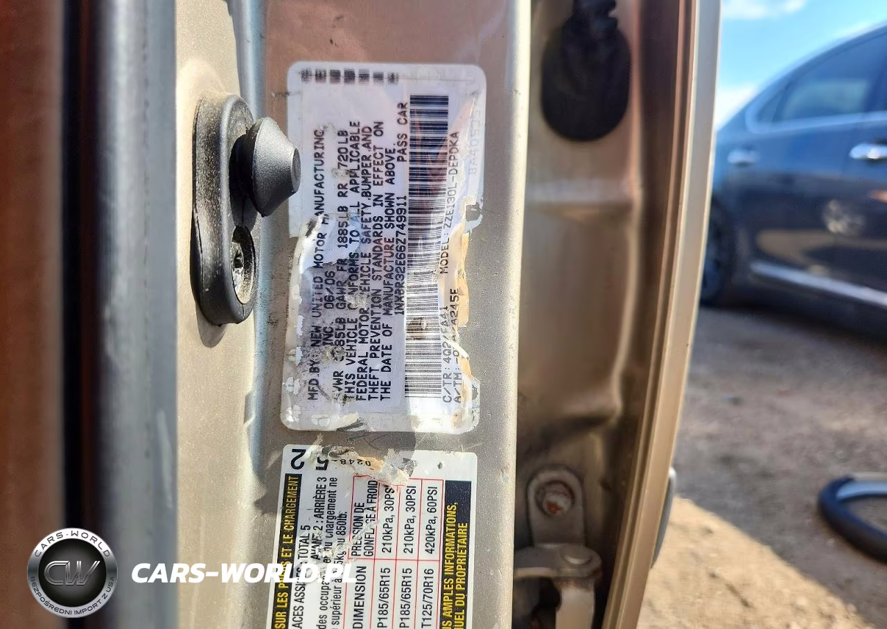 2006 Toyota Corolla Ce VIN:1NXBR32E66Z749911 - 12