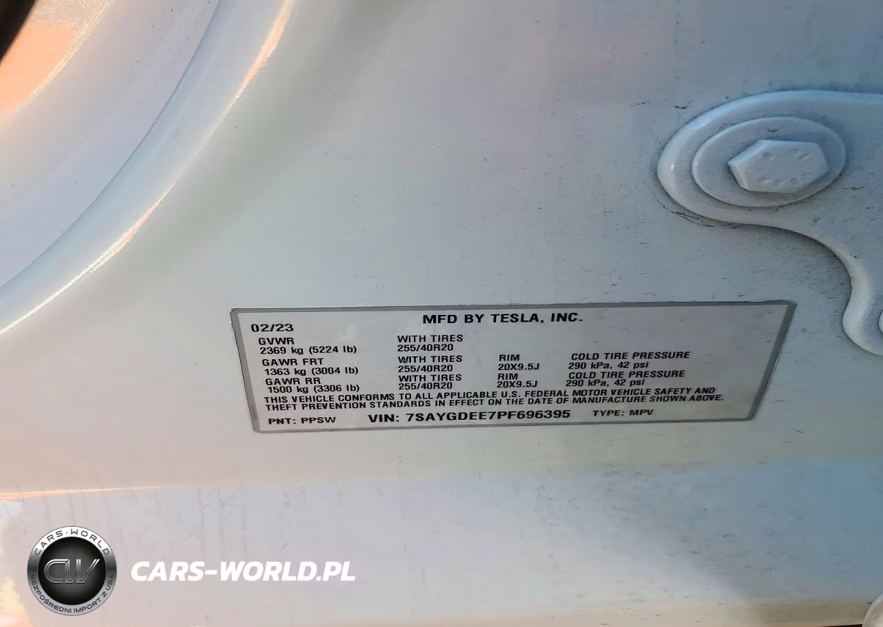 2023 Tesla Model Y VIN:7SAYGDEE7PF696395 - 13