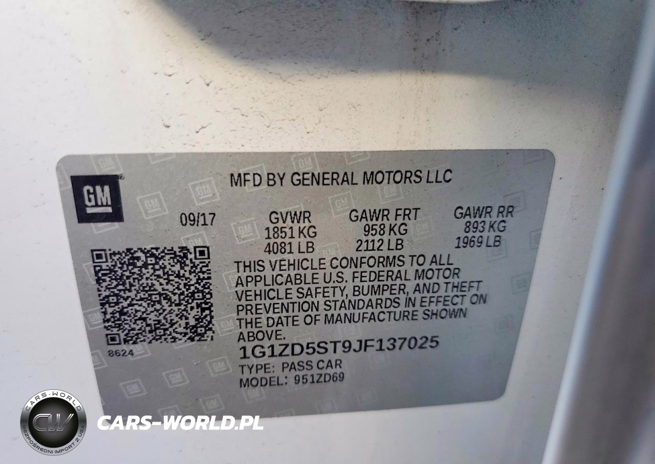 2018 Chevrolet Malibu Lt VIN:1G1ZD5ST9JF137025 - 12