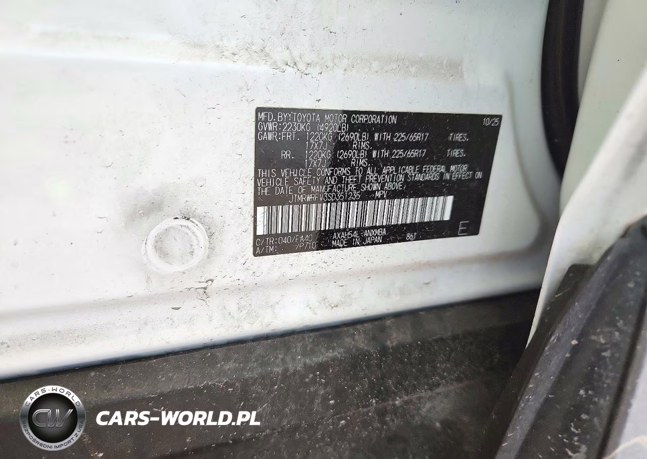 2025 Toyota Rav4 Hybrid Xle VIN:JTMRWRFV3SD351235 - 13