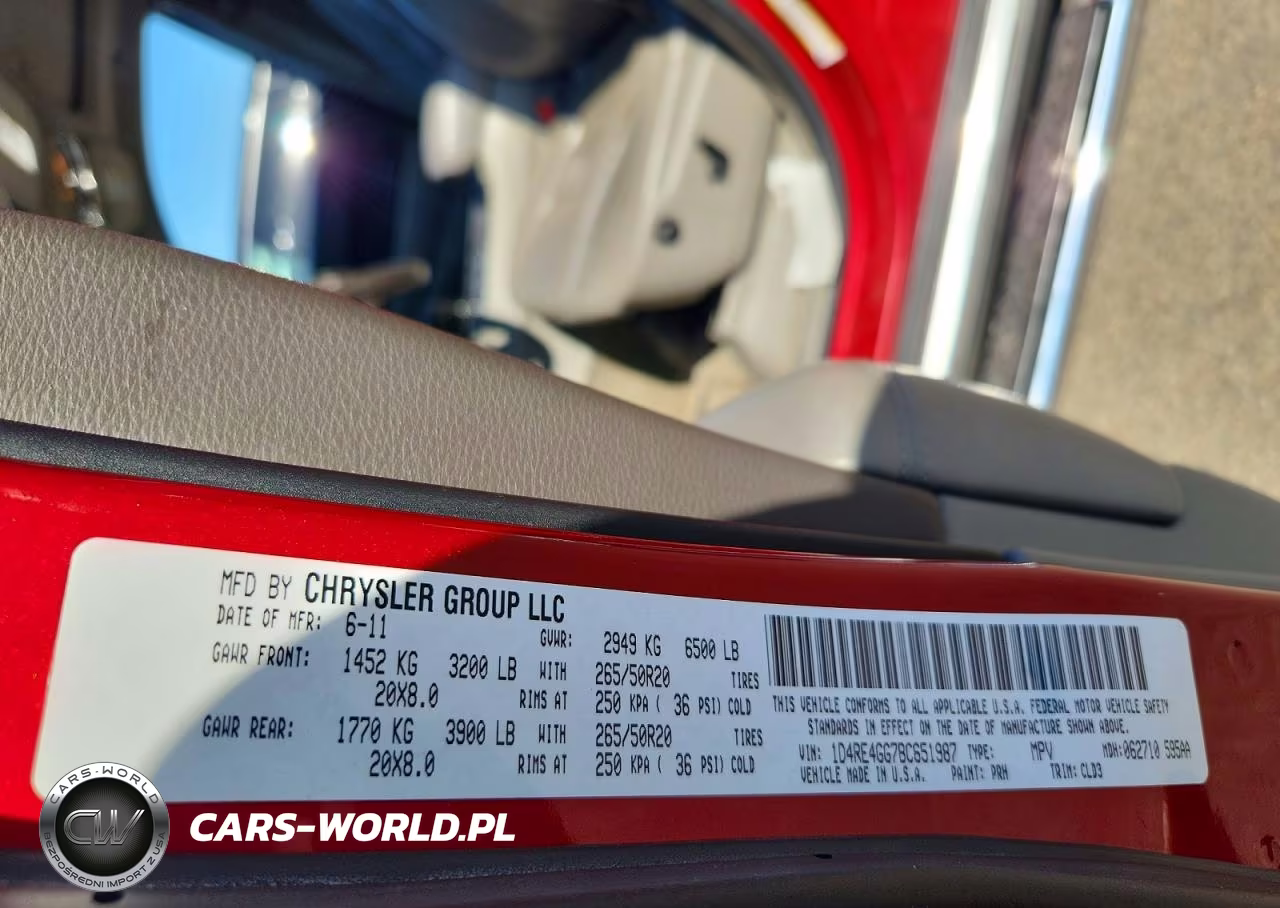 2011 Dodge Durango Crew VIN:1D4RE4GG7BC651987 - 13