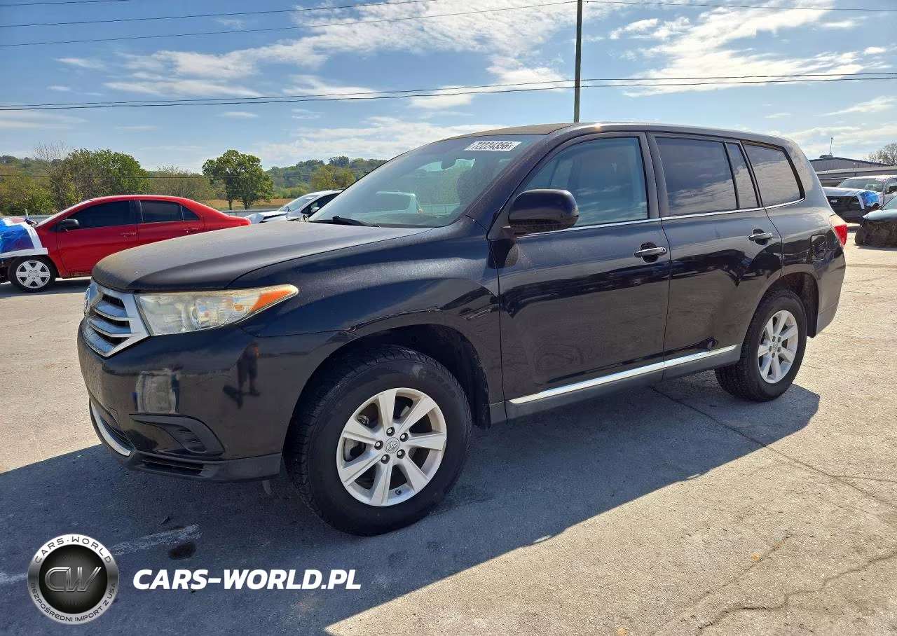2013 Toyota Highlander Base VIN:5TDZA3EHXDS040965 - 1