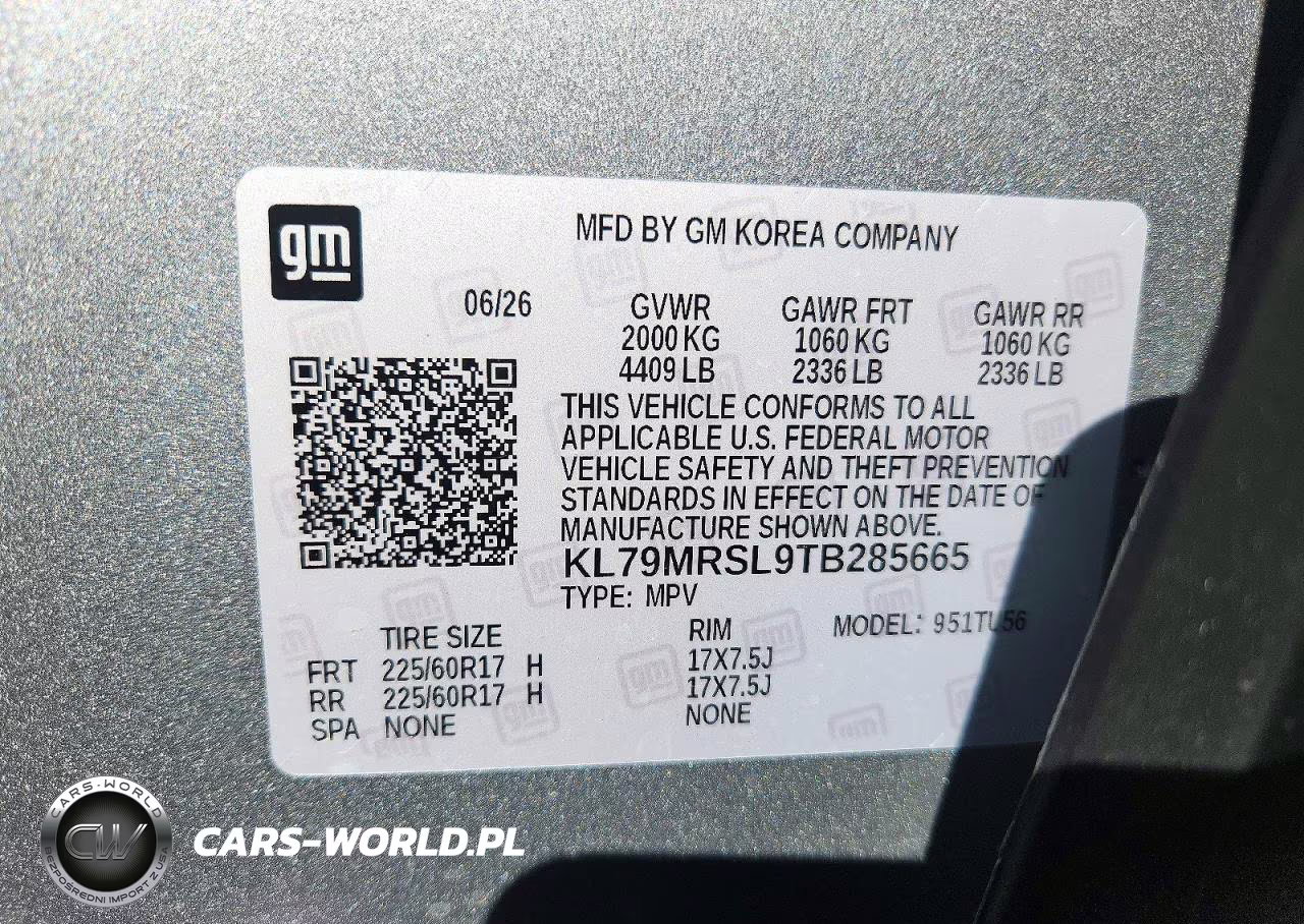 2026 Chevrolet Trailblazer Lt VIN:KL79MRSL9TB285665 - 12