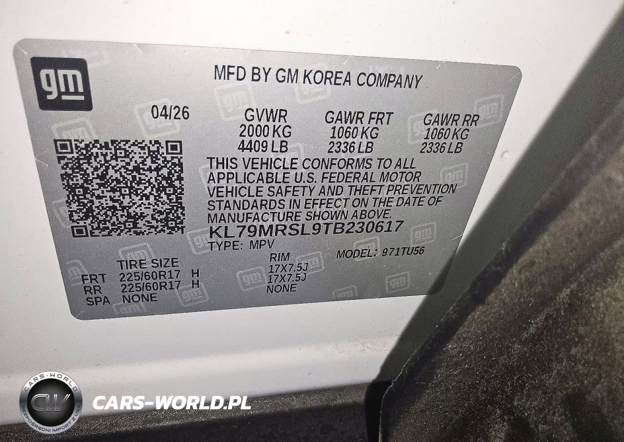 2026 Chevrolet Trailblazer Lt VIN:KL79MRSL9TB230617 - 13