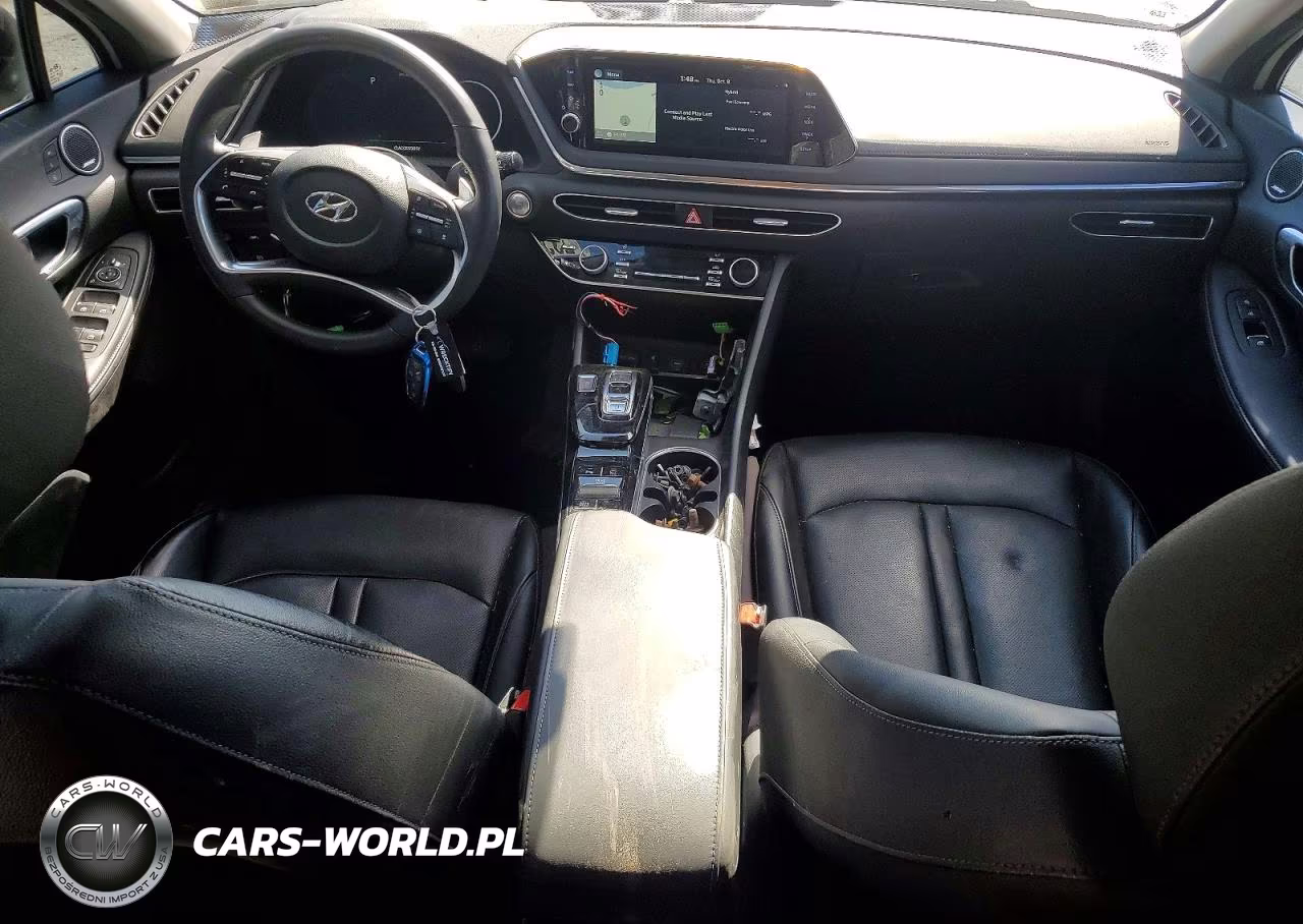 2021 Hyundai Sonata Hybrid Limited VIN:KMHL54JJ7MA018665 - 8