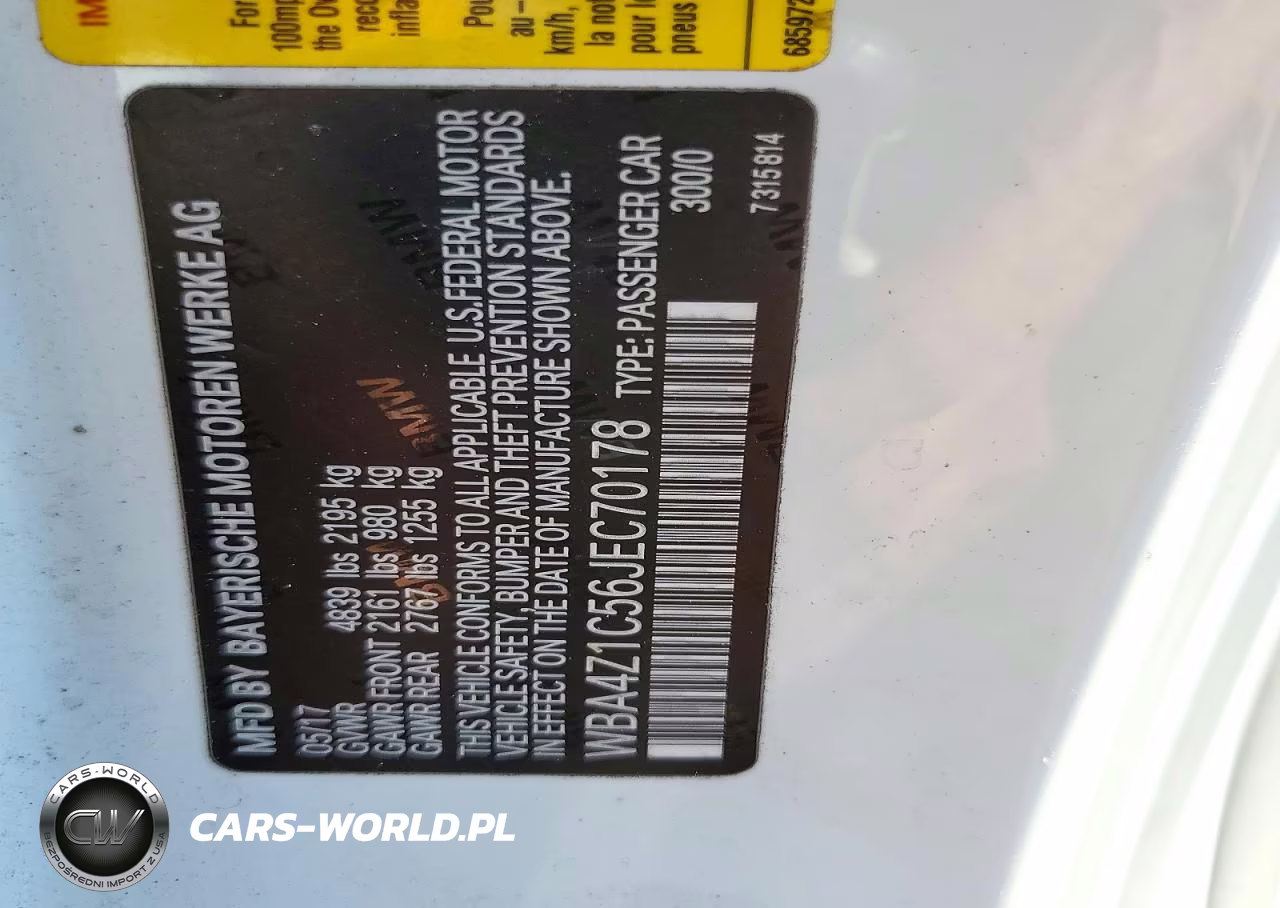2018 BMW 430I VIN:WBA4Z1C56JEC70178 - 12
