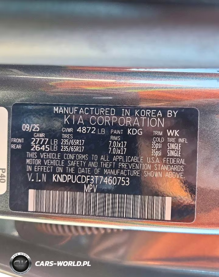 2026 Kia Sportage Lx VIN:KNDPUCDF3T7460753 - 13