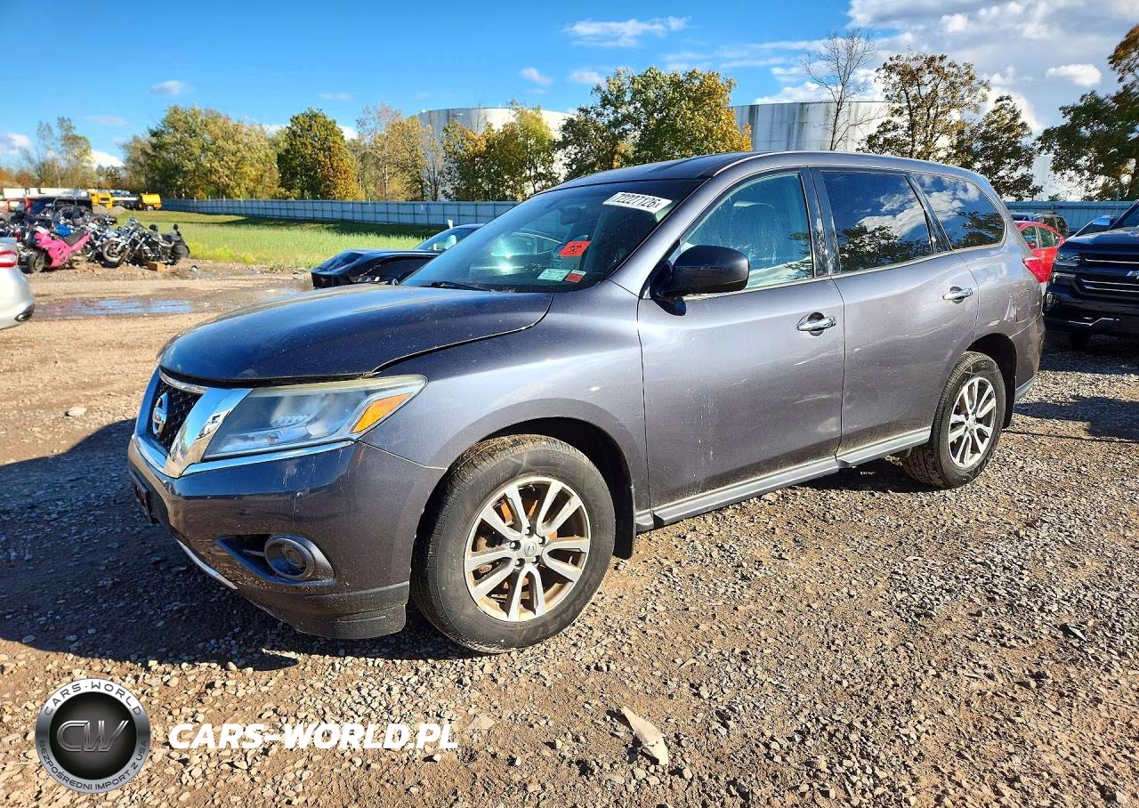 2014 Nissan Pathfinder S VIN:5N1AR2MM9EC633827 - 1