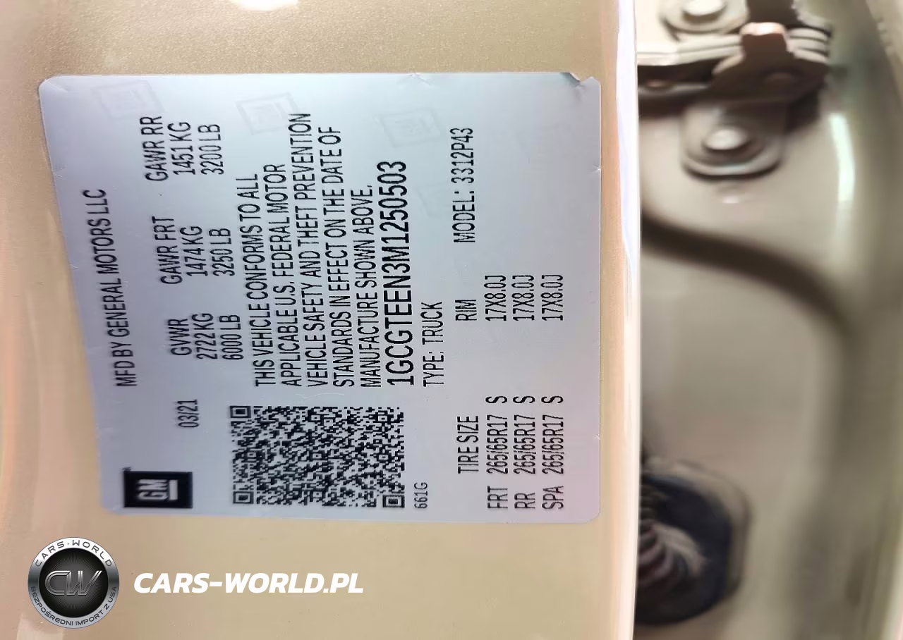 2021 Chevrolet Colorado Zr2 VIN:1GCGTEEN3M1250503 - 12