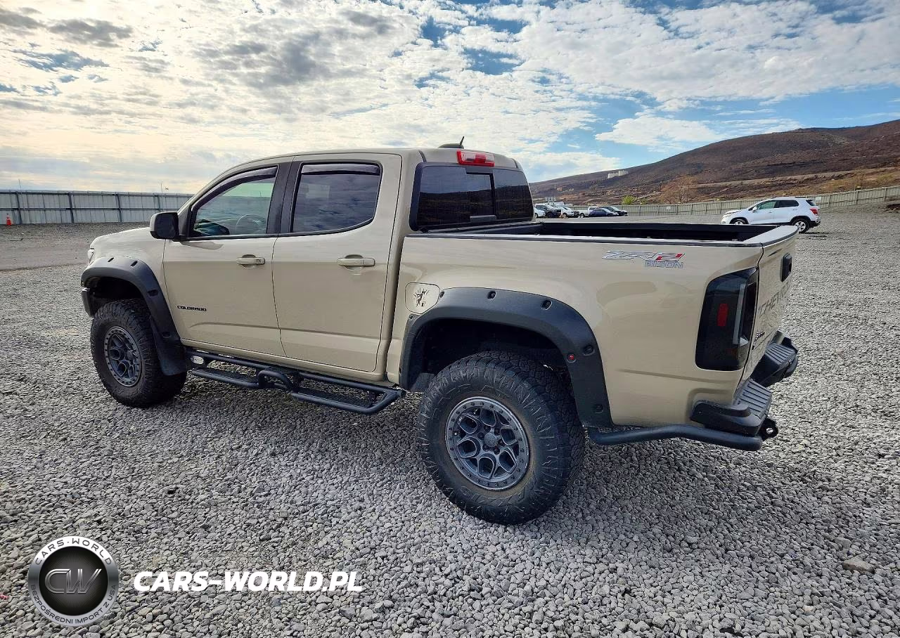 2021 Chevrolet Colorado Zr2 VIN:1GCGTEEN3M1250503 - 2
