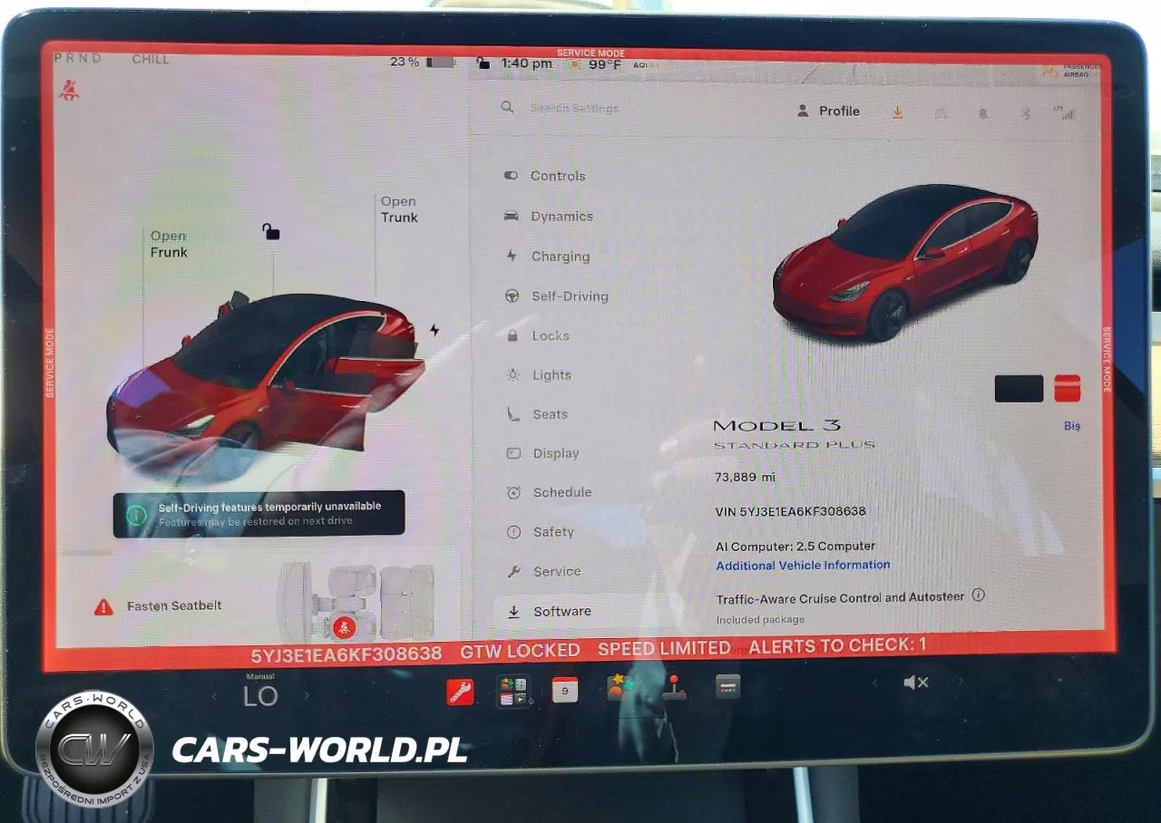 2019 Tesla Model 3 VIN:5YJ3E1EA6KF308638 - 9