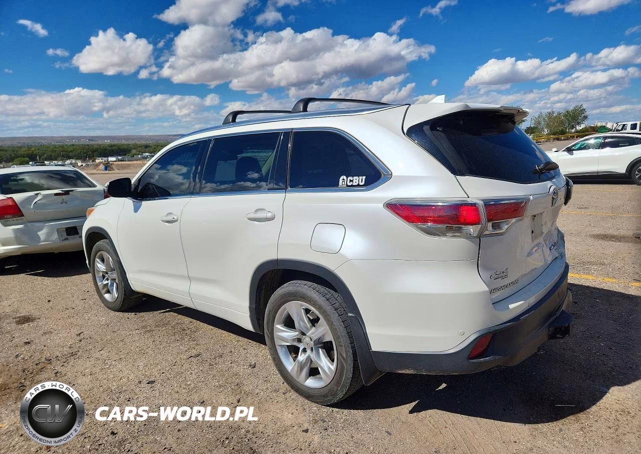 2015 Toyota Highlander Limited VIN:5TDDKRFH9FS083530 - 2