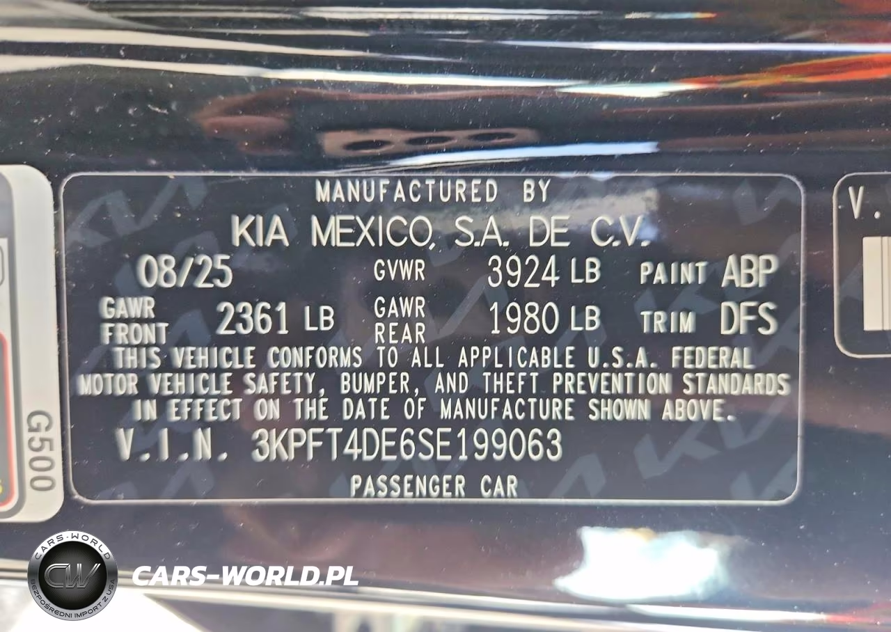 2025 Kia K4 Lxs VIN:3KPFT4DE6SE199063 - 12