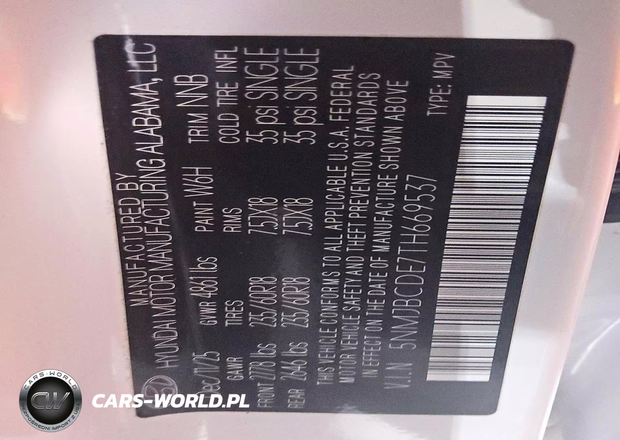 2026 Hyundai Tucson Sel VIN:5NMJBCDE7TH669537 - 13
