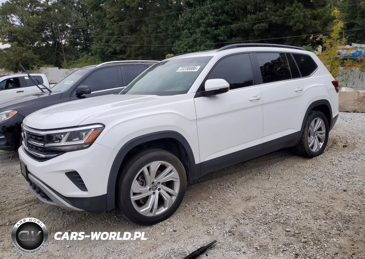 2021 Volkswagen Atlas Se VIN:1V2JP2CA4MC524254 - 1