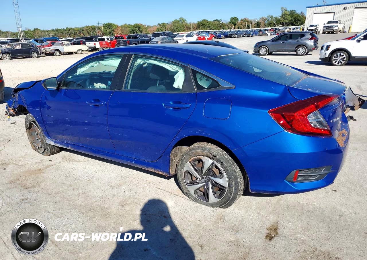 2019 Honda Civic Lx VIN:19XFC2F65KE007271 - 2