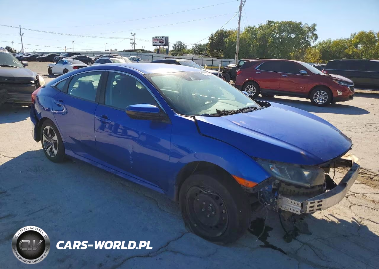 2019 Honda Civic Lx VIN:19XFC2F65KE007271 - 4