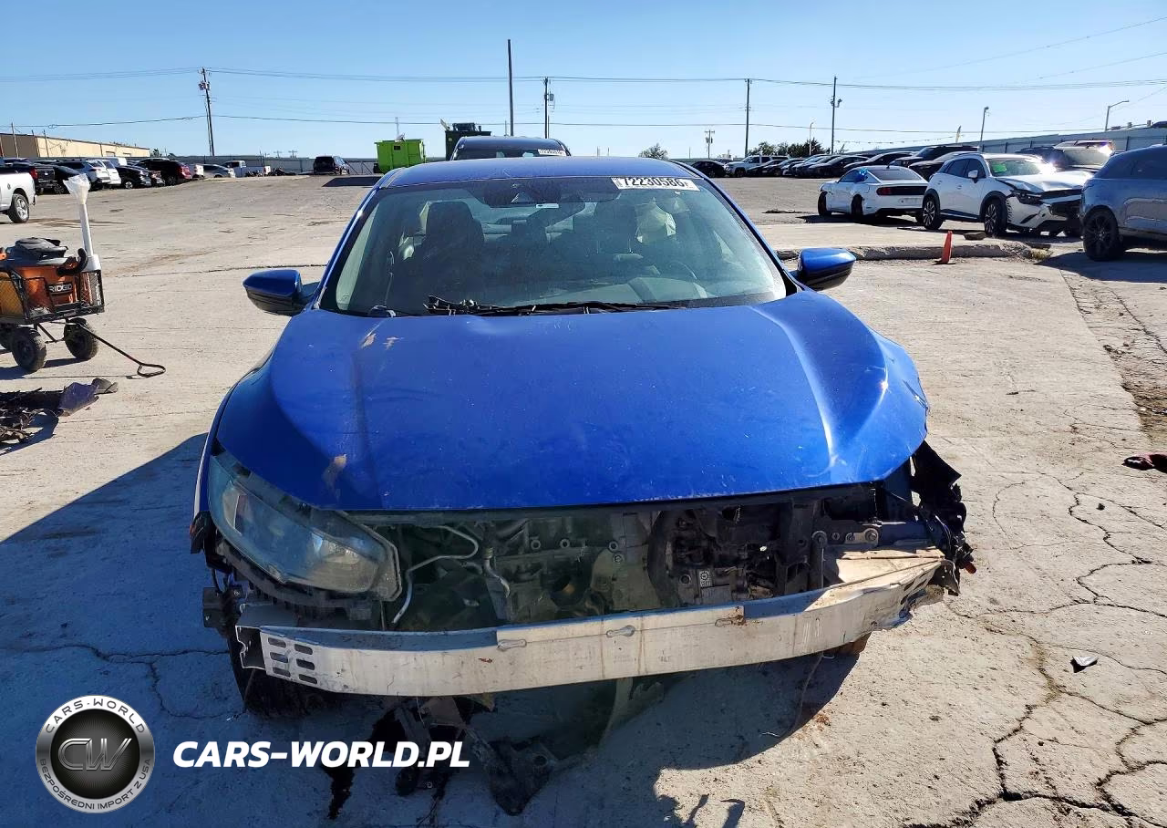 2019 Honda Civic Lx VIN:19XFC2F65KE007271 - 5