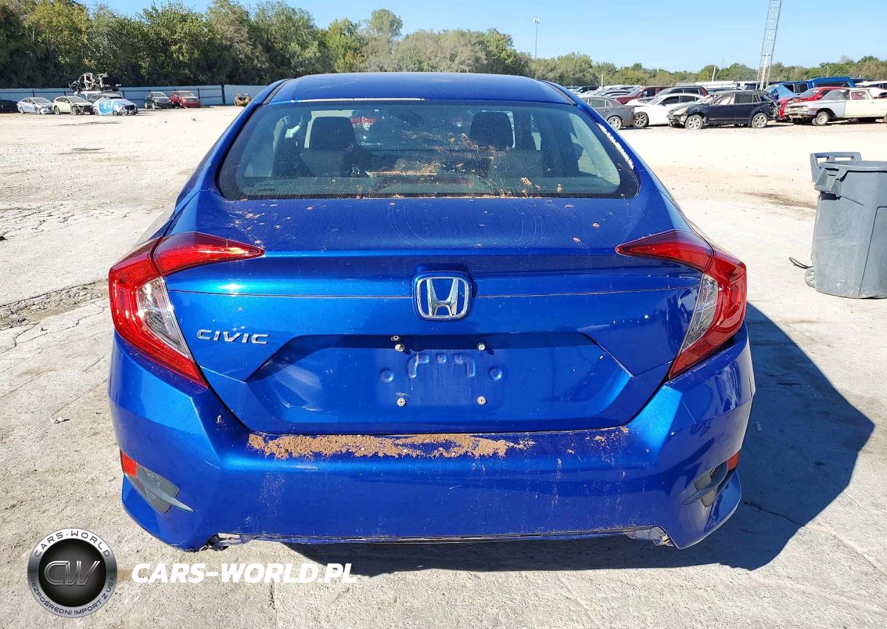 2019 Honda Civic Lx VIN:19XFC2F65KE007271 - 6