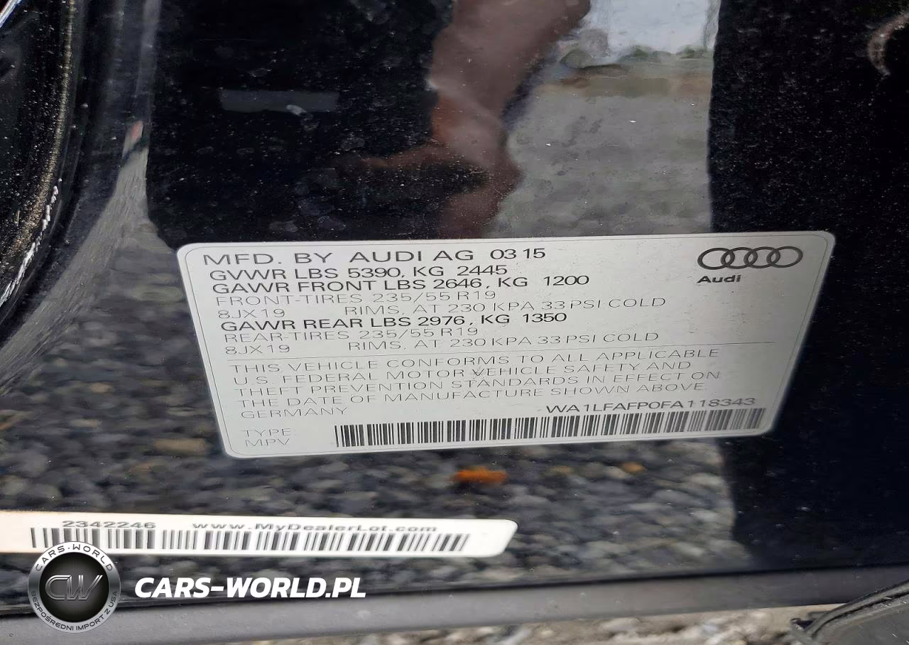2015 Audi Q5 Premium Plus VIN:WA1LFAFP0FA118343 - 13