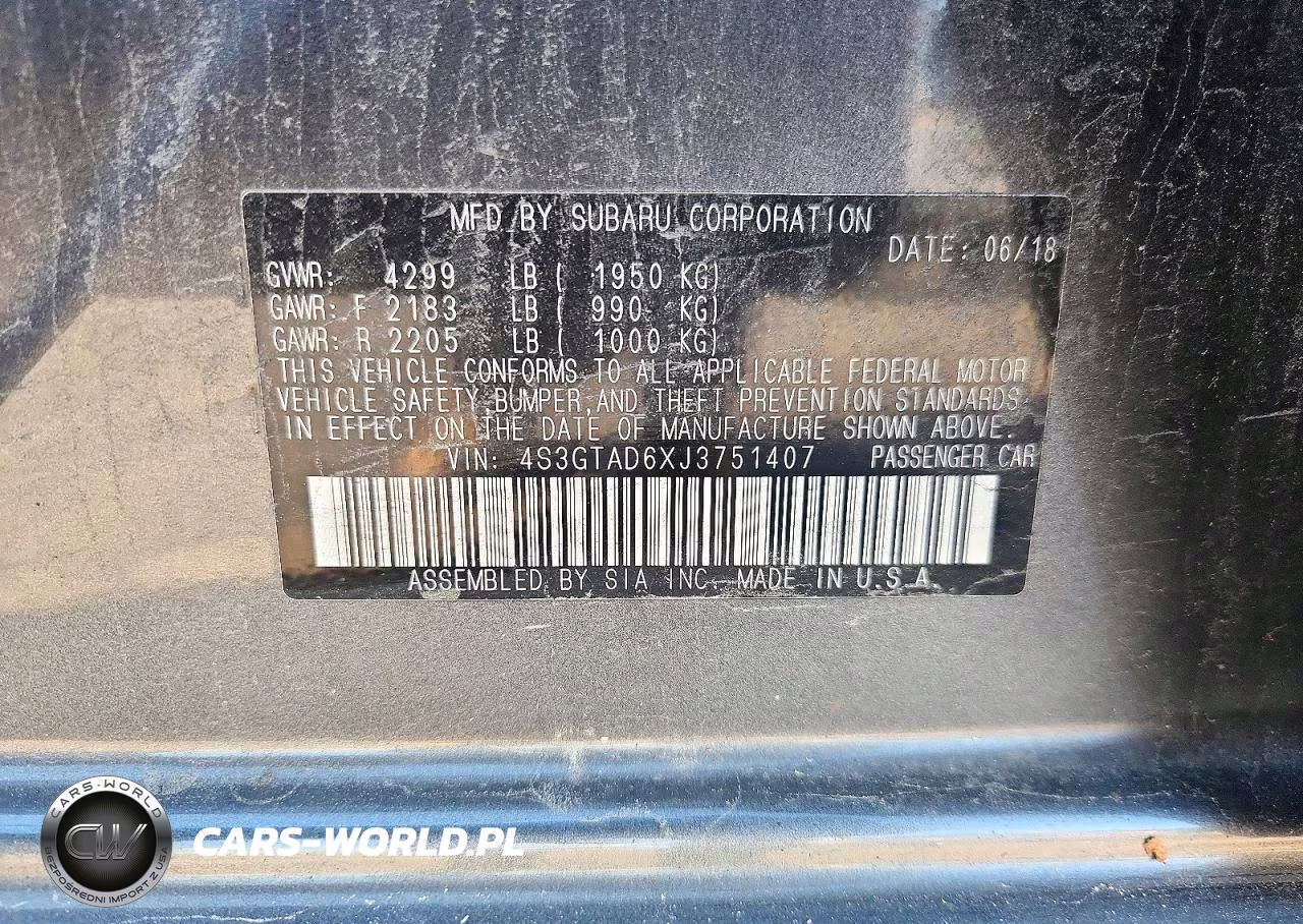 2018 Subaru Impreza Premium Plus VIN:4S3GTAD6XJ3751407 - 12