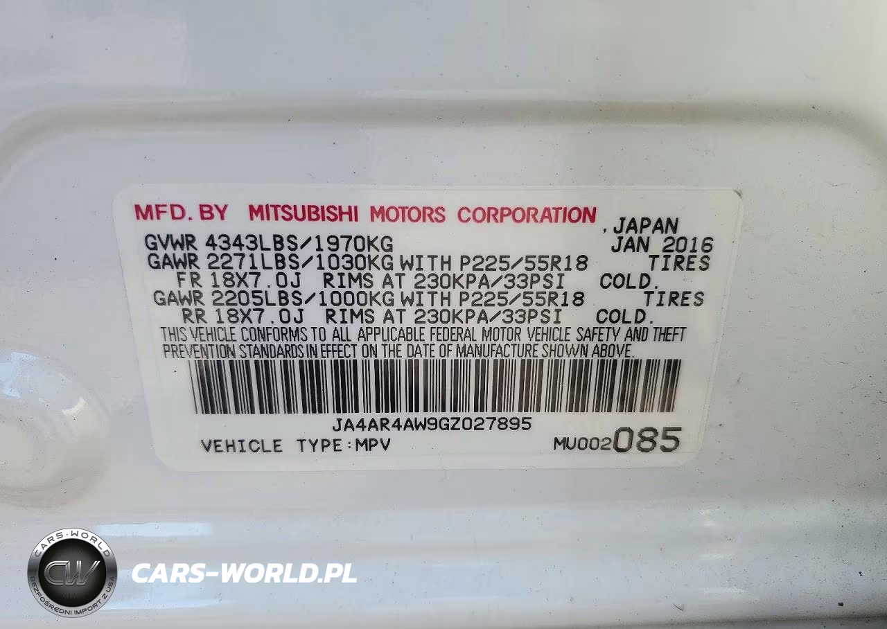 2016 Mitsubishi Outlander Sport Sel VIN:JA4AR4AW9GZ027895 - 13
