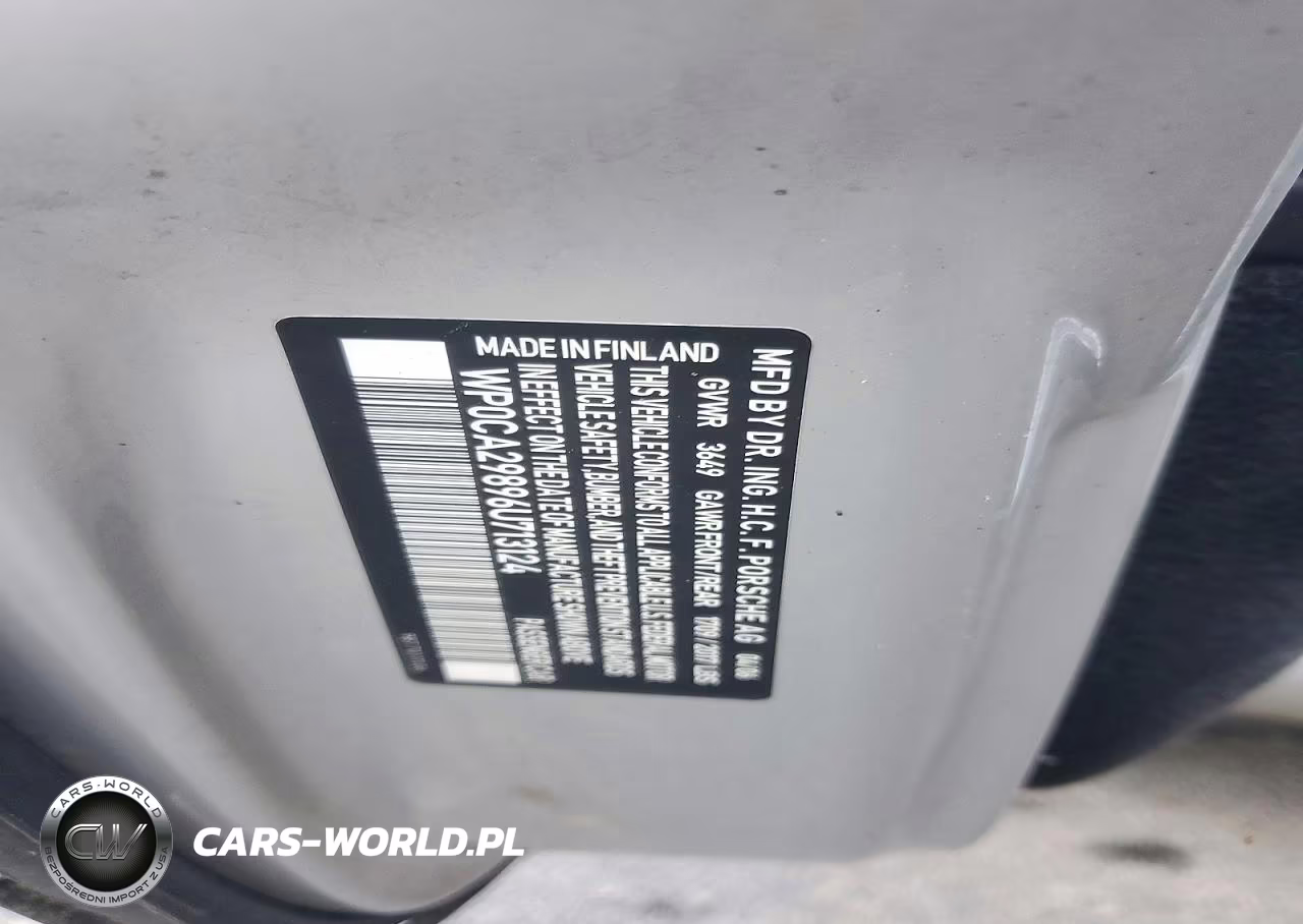 2006 Porsche Boxster VIN:WP0CA29896U713124 - 12