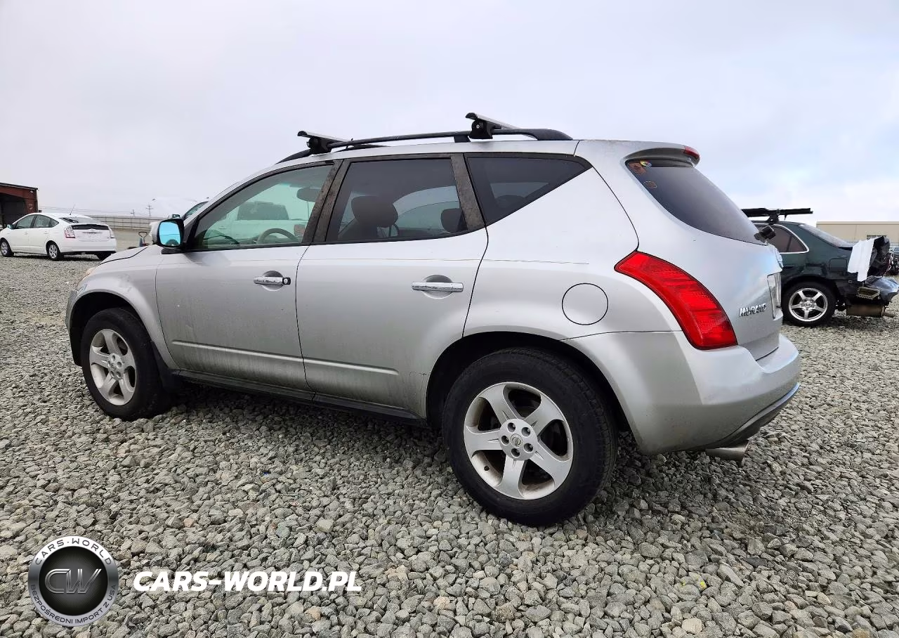 2004 Nissan Murano Sl VIN:JN8AZ08T54W203689 - 2