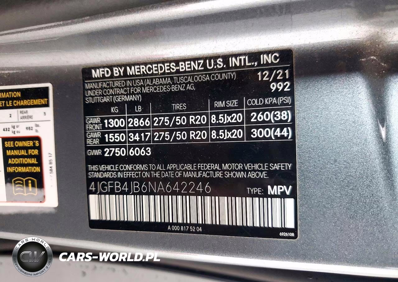 2022 Mercedes-Benz Gle 350 VIN:4JGFB4JB6NA642246 - 13