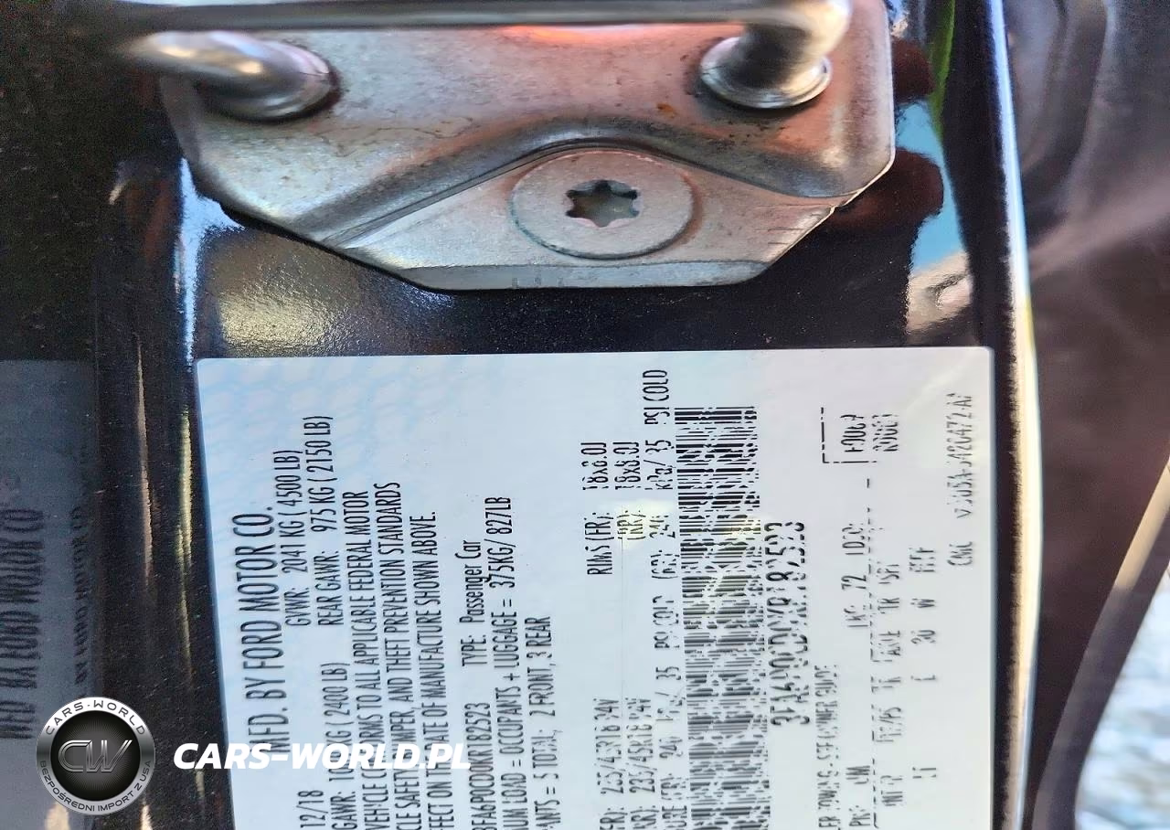 2019 Ford Fusion Sel VIN:3FA6P0CD0KR182523 - 12